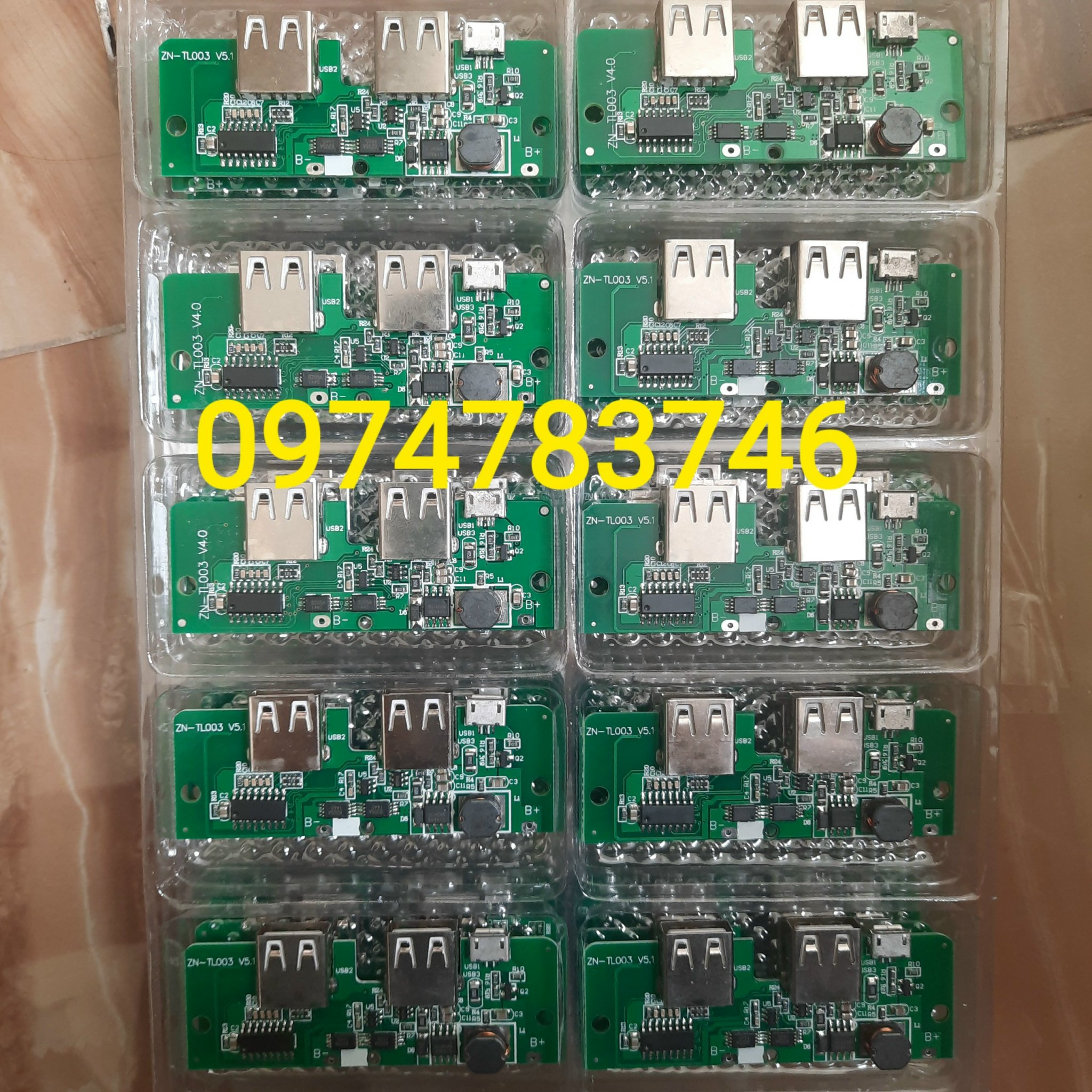 Mạch sạc dự phòng 5v/2a mới tồn kho 99%