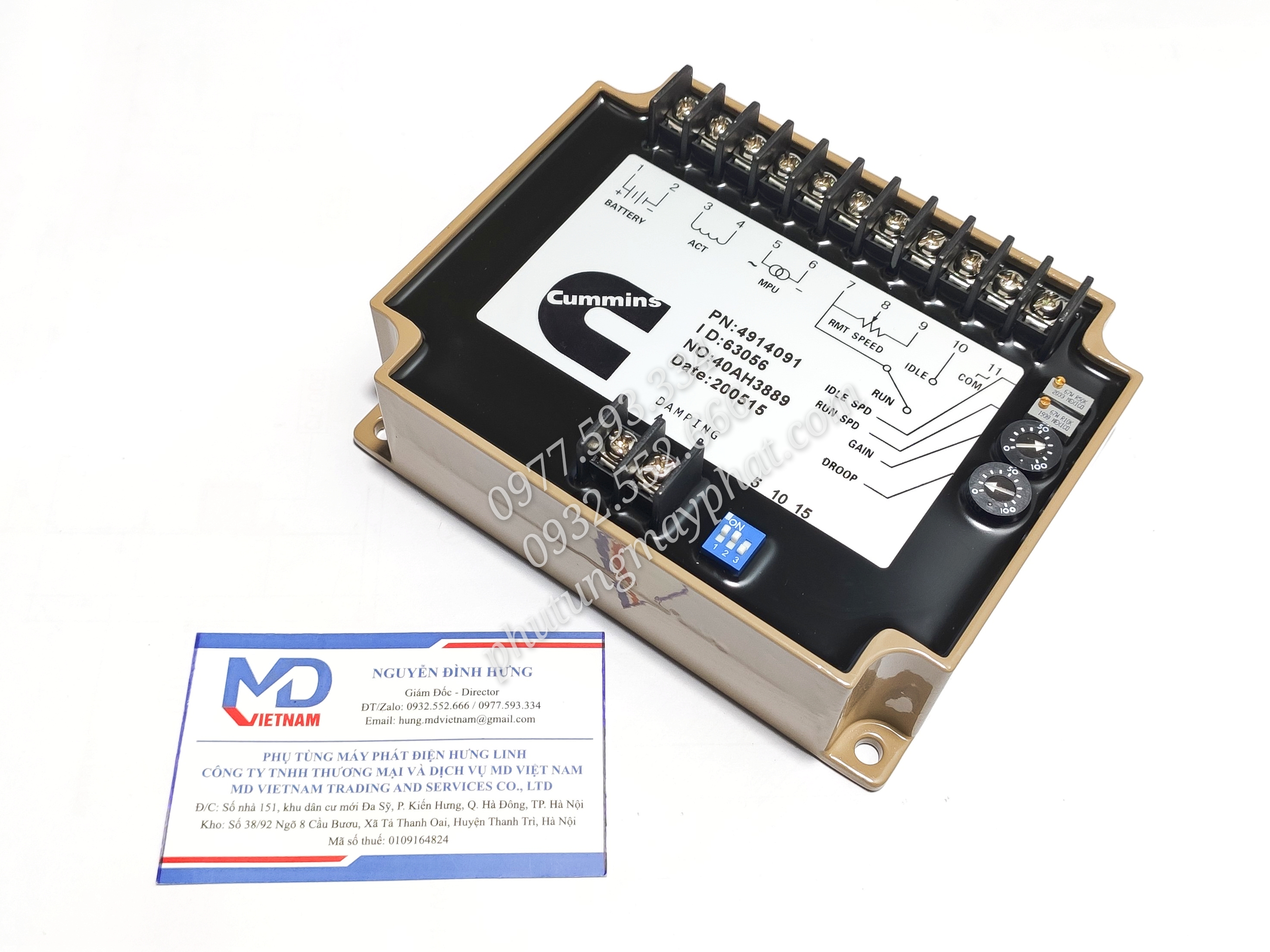 Bộ điều tốc Cummins 4914091 - 4914091