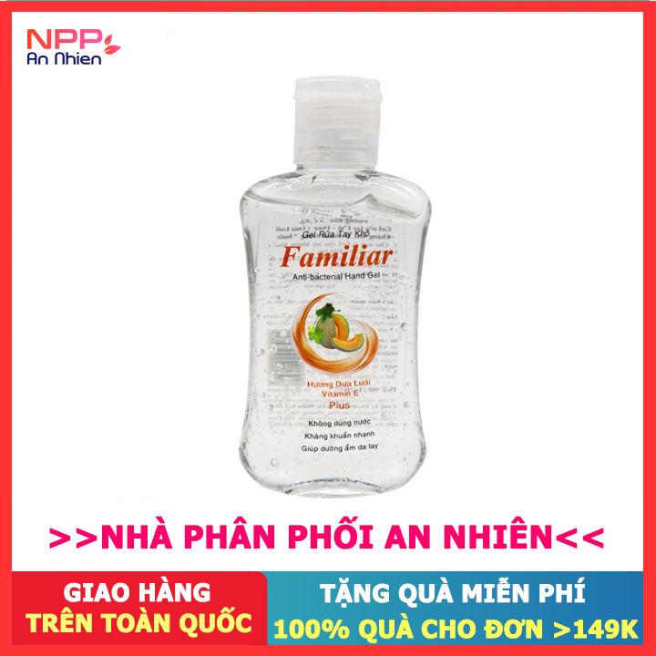 Gel rửa tay khô Familiar hương dưa lưới 80ML