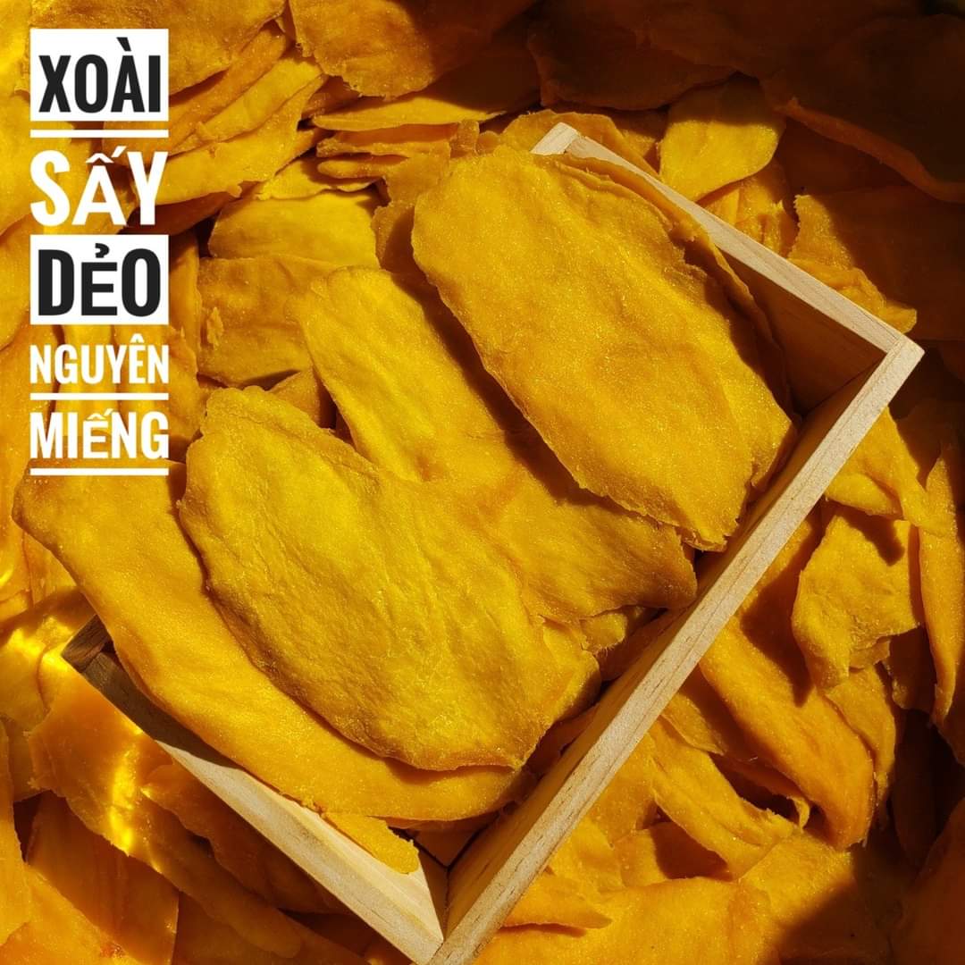 Xoài sấy dẻo nguyên miếng 200g/500g/1kg