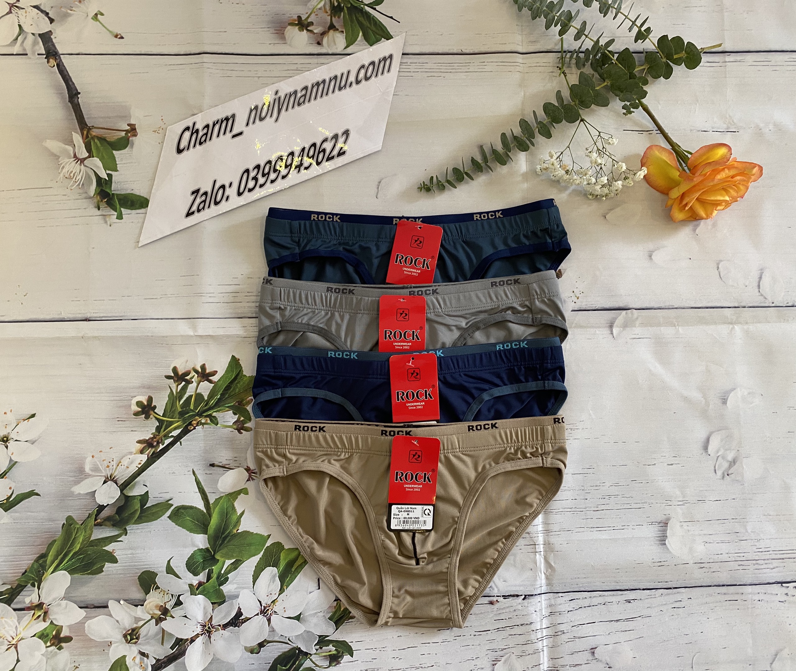 Quần lót nam cao cấp ROCK thời trang QA511 thun lạnh mịn mát