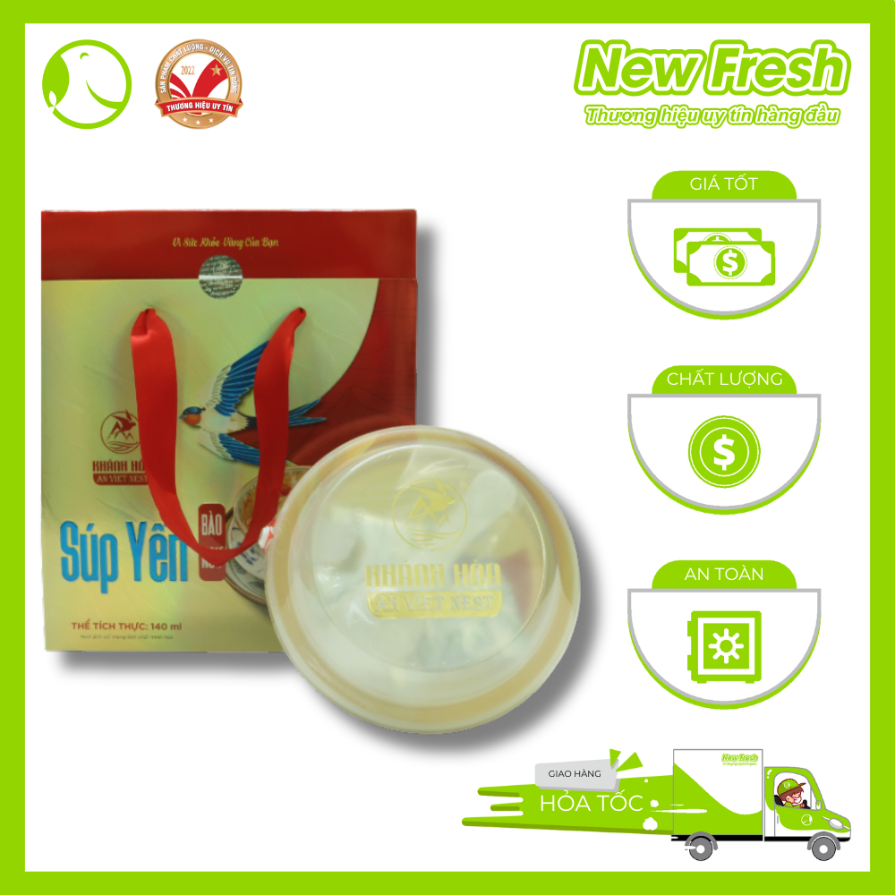 Soup Yến Bào Ngư Tự Sôi - Hộp 140ml