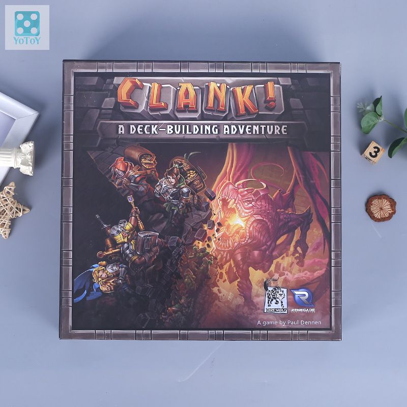 Clank boardgame: Trò chơi Clank! a deck building adventure – boardgame chiến thuật tiếng anh bản đẹp