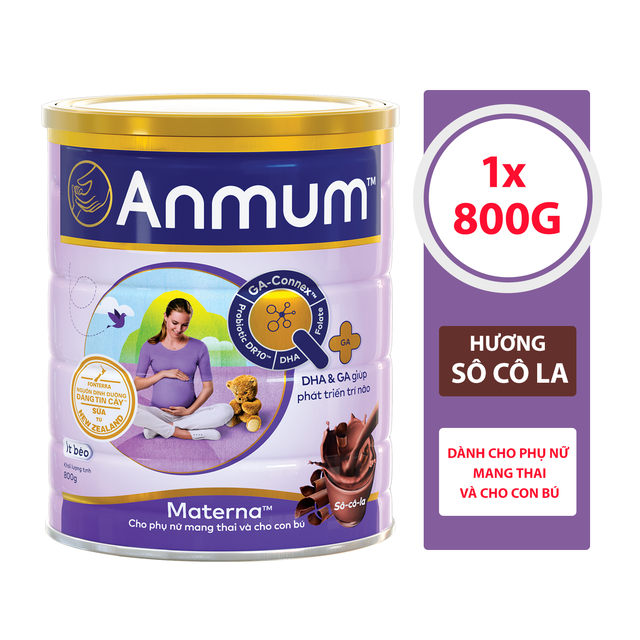 Sữa bột Anmum Matema Choco 800g
