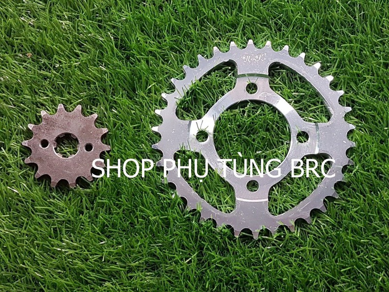 Bộ nhông dĩa giúp tăng tốc xe DREAM, WAVE nhỏ