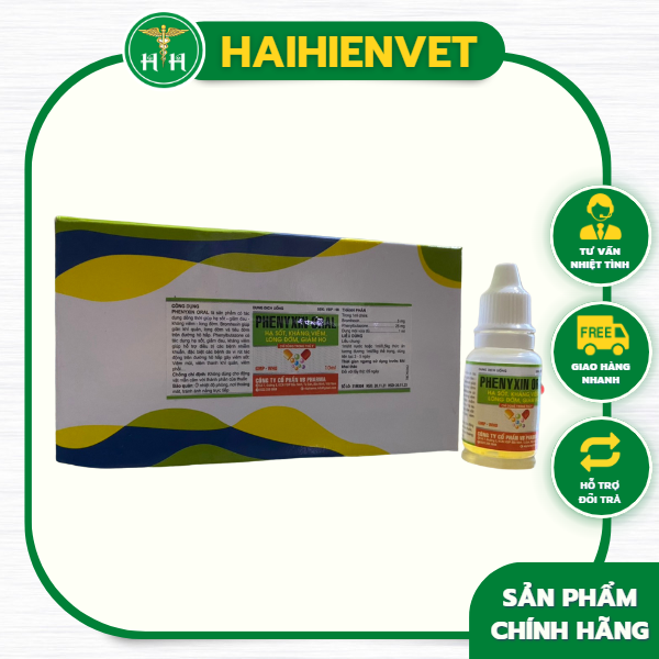 10 lọ 10ml hạ sốt, giảm ho, long đờm, kháng viêm