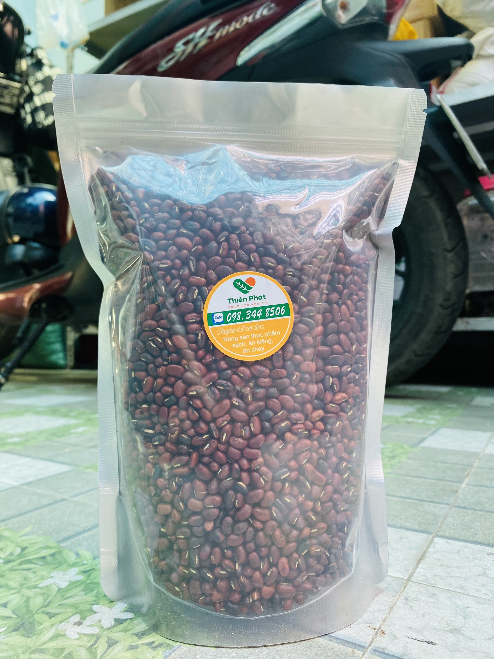 1kg đậu đỏ organic rang mộc thiện phát -
