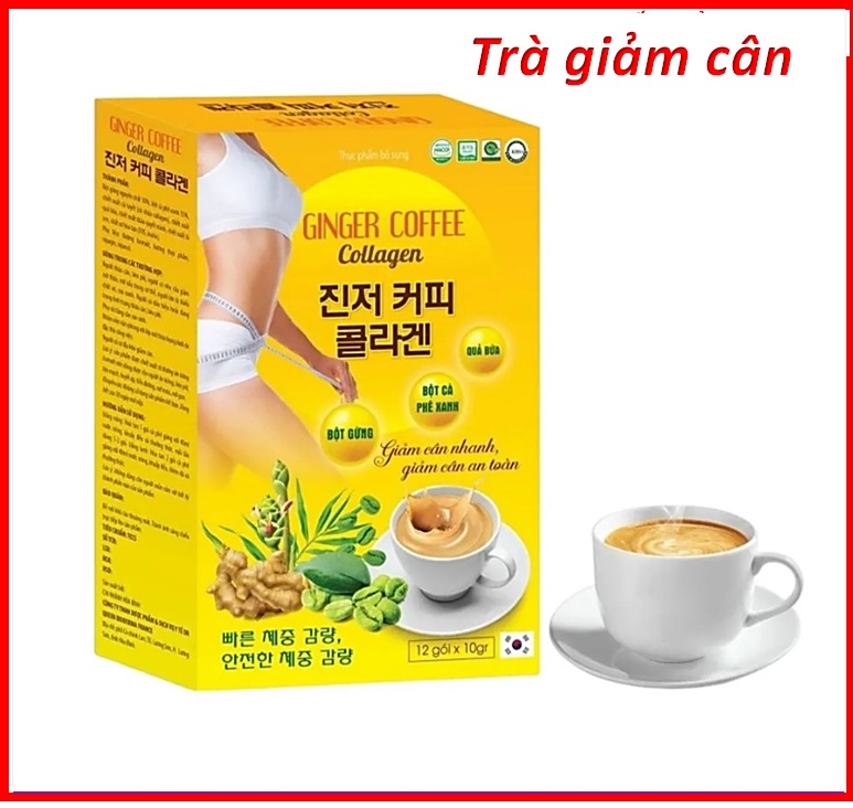 Cafe Gừng giảm cân Ginger Coffee Collagen giảm béo