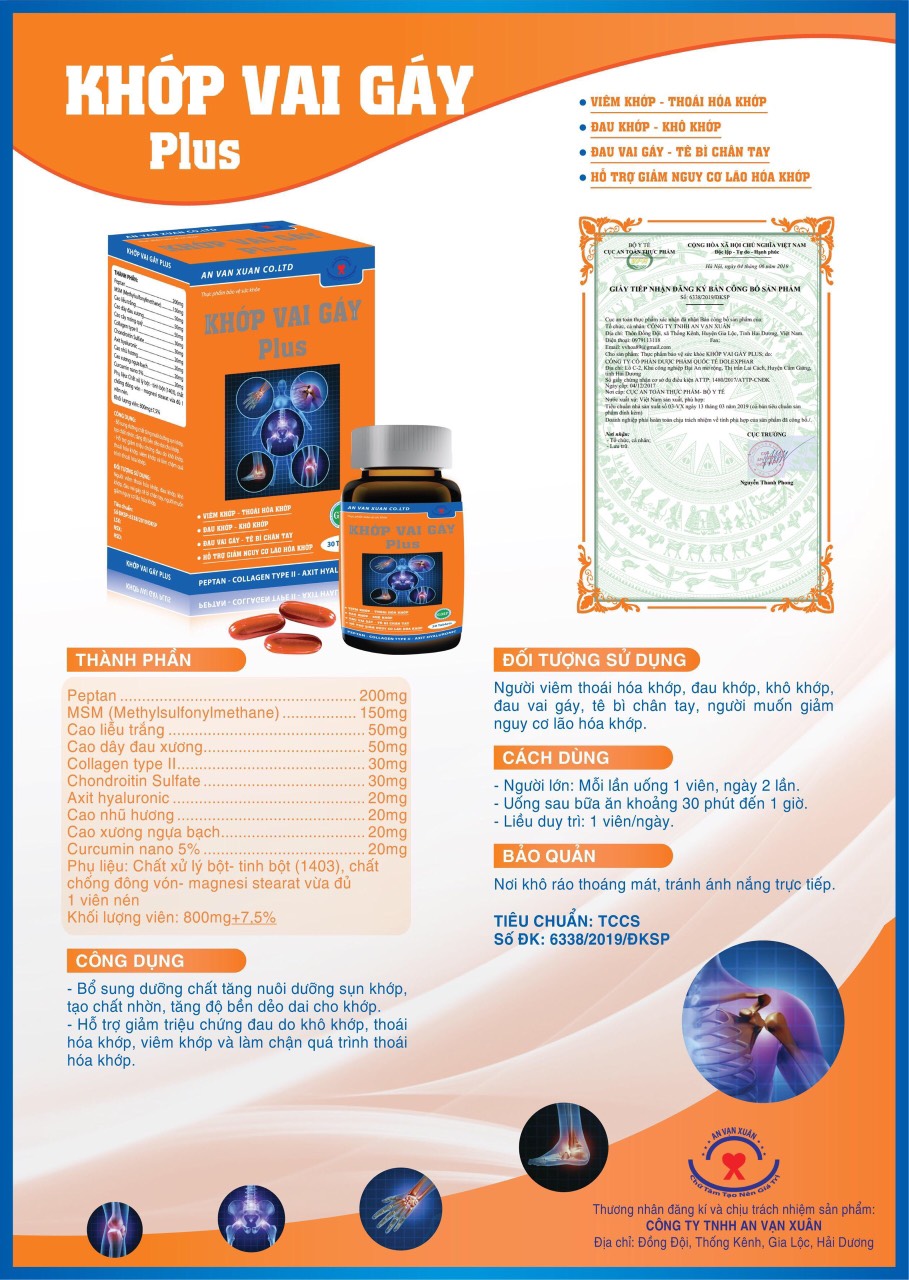 [HCM]KHỚP VAI GÁY PLUS