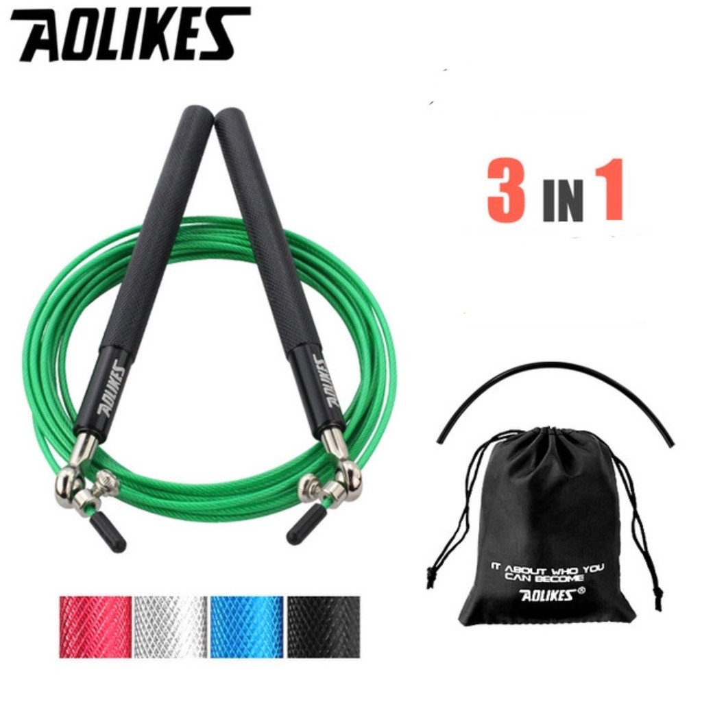 Dây nhảy cao cấp bằng thép Aolikes Dây nhảy thể thao