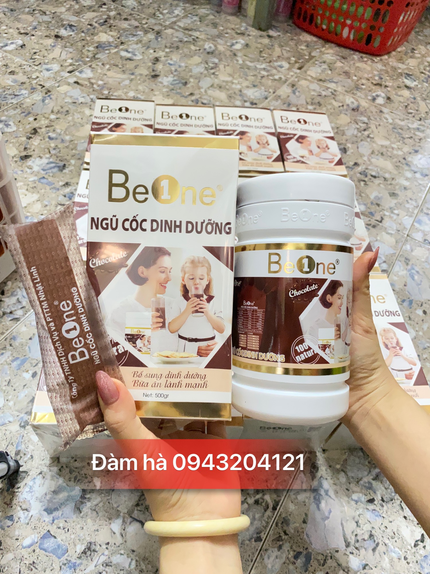 Ngũ cốc beone socola mẫu mới tăng cân lợi sữa 500gram