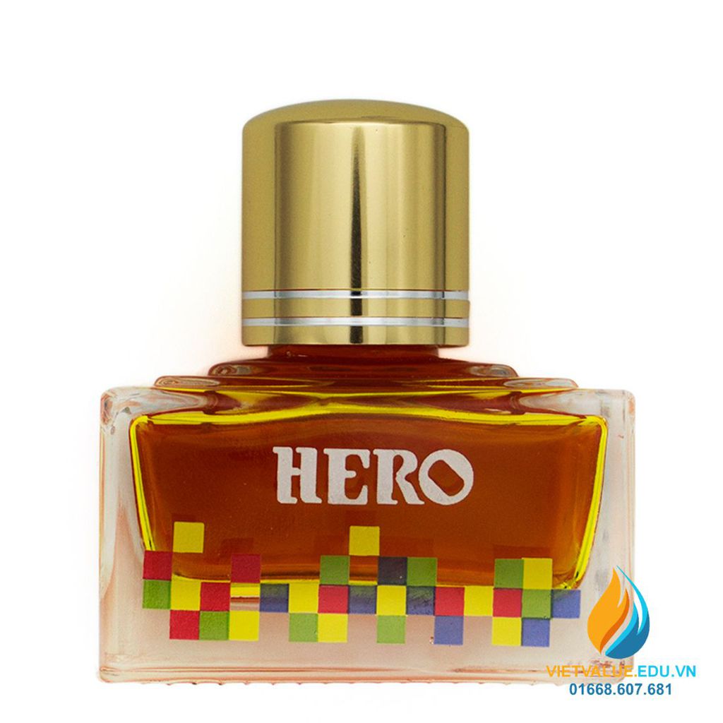 🌻 Mực Hero lọ 40ml màu sắc tươi sáng không cặn phù hợp nhiều loại bút