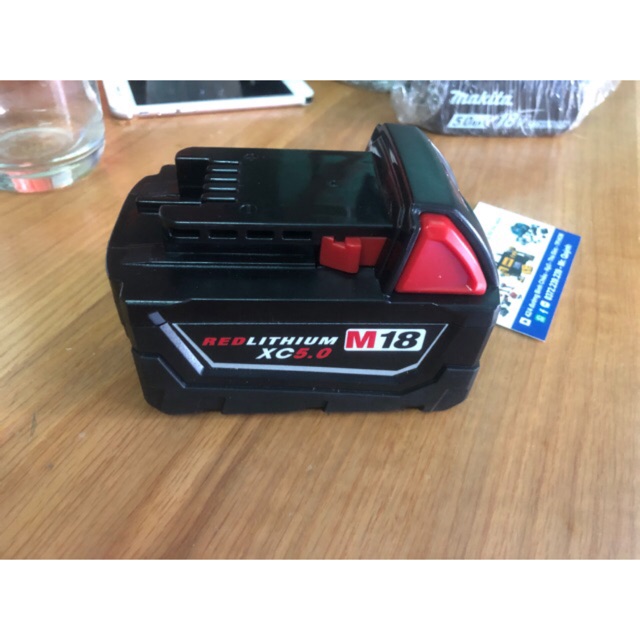Pin đóng milwaukee m18 5ah