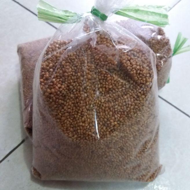 Hạt kê chưa tách vỏ đóng túi 500g