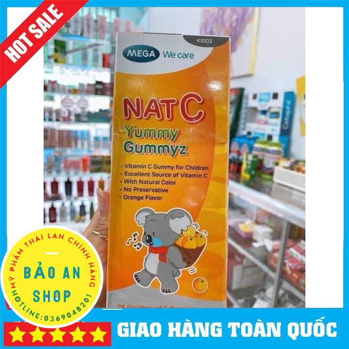 Kẹo Dẻo Nat C Yummy Gummyz MEGA