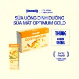 Thùng 48 hộp sữa bột pha sẵn Vinamilk Optimum Gold 180ml - Sữa nước hỗ trợ phát triển toàn diện, chất lượng quốc tế (Sữa dành cho trẻ em trên 1 tuổi)