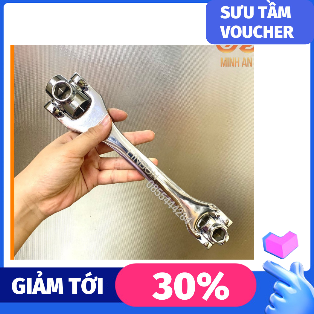 Cờ lê 8 đầu đa năng 8 đầu xoay hãng linbon