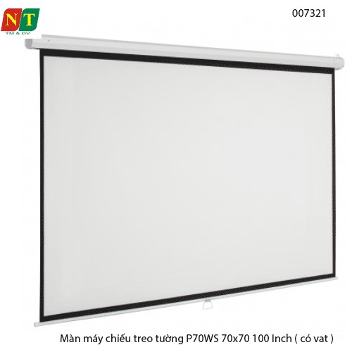 Màn chiếu treo tường DALITE P70WS 100” ( 70x70 | 178×178cm) – Kéo tay – Tỷ lệ 1:1 – Chính hãng – Full VAT