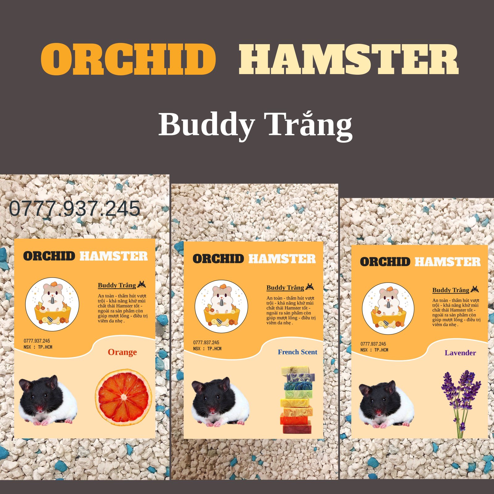 Cát Buddy TrắNG Lót Chuồng Cho Hamster