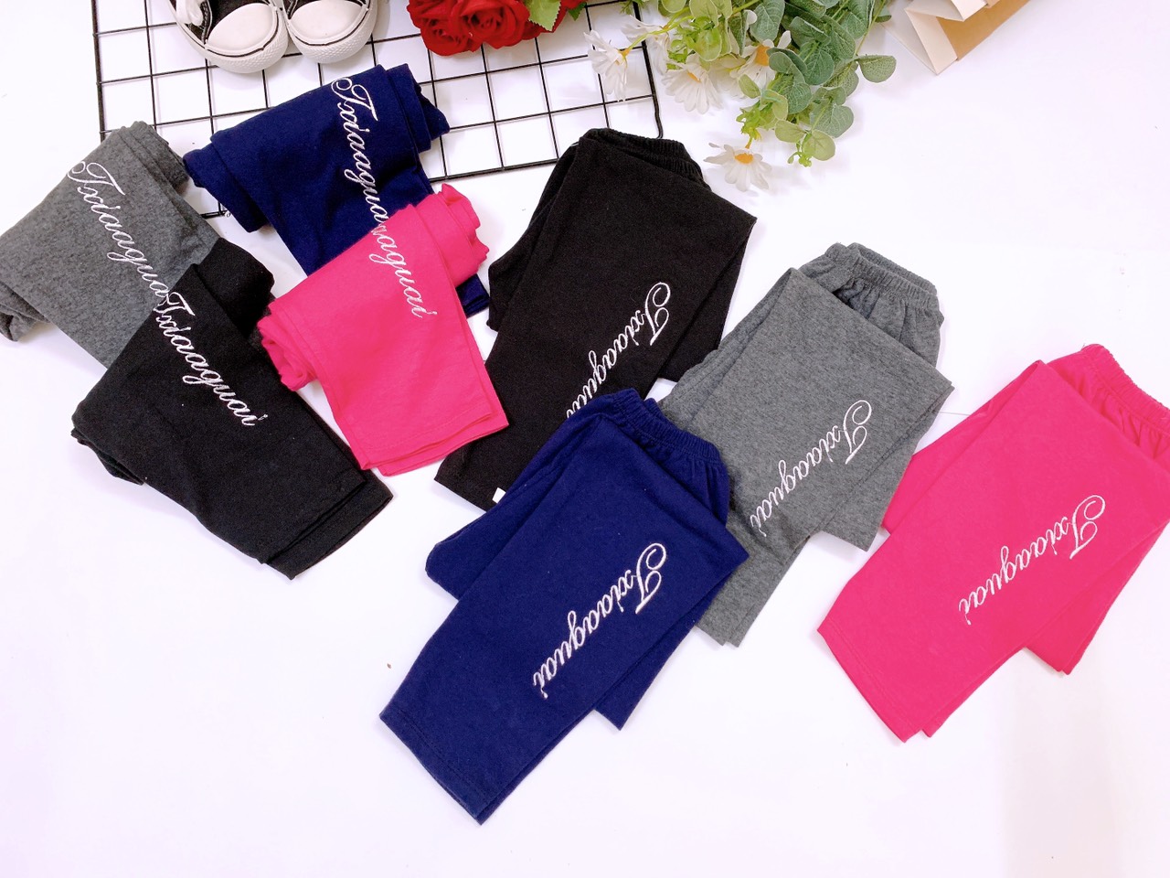 Quần legging bé gái size đại 18-33kg