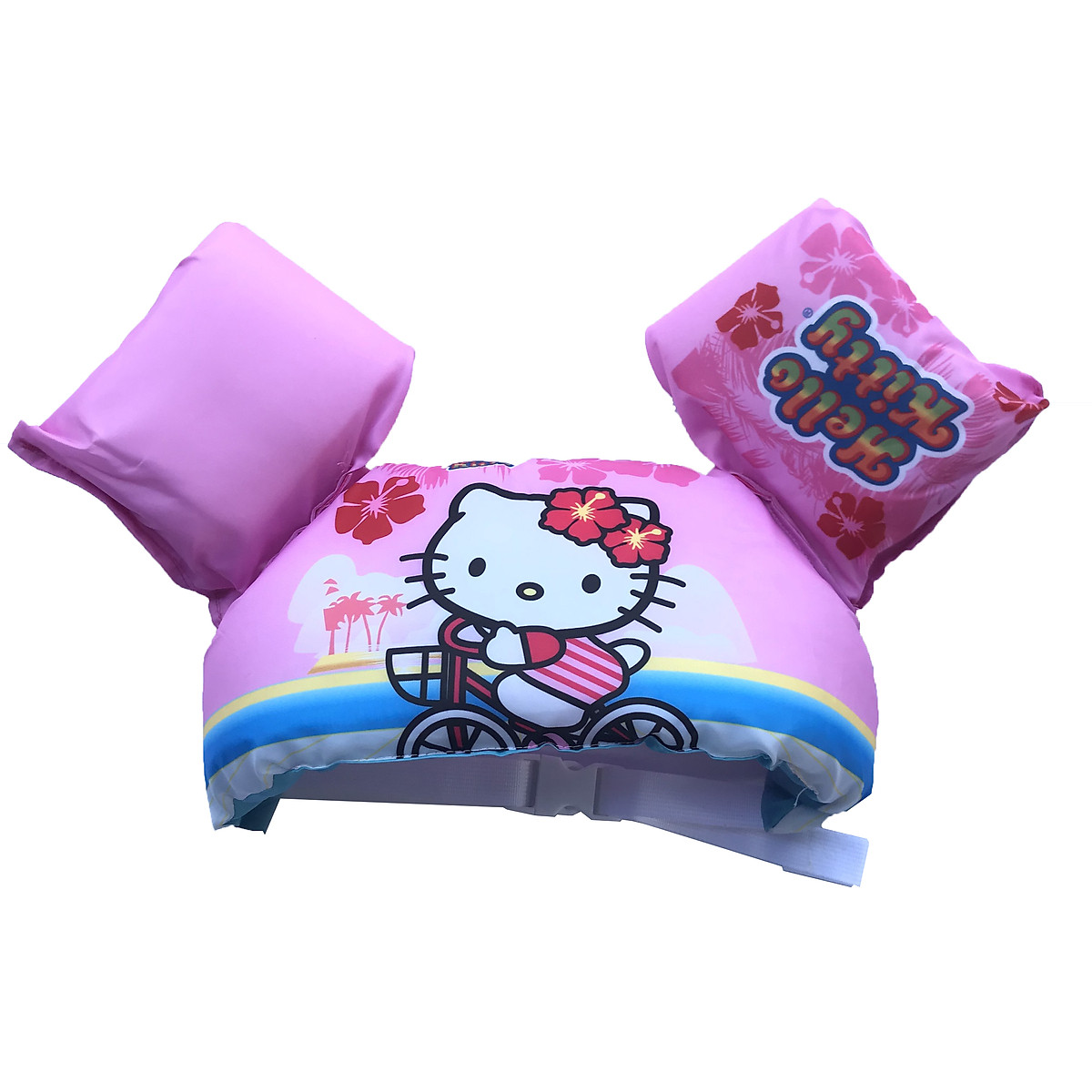 Phao tay đỡ ngực cho bé - phao bơi liền thân cho bé gái - kitty