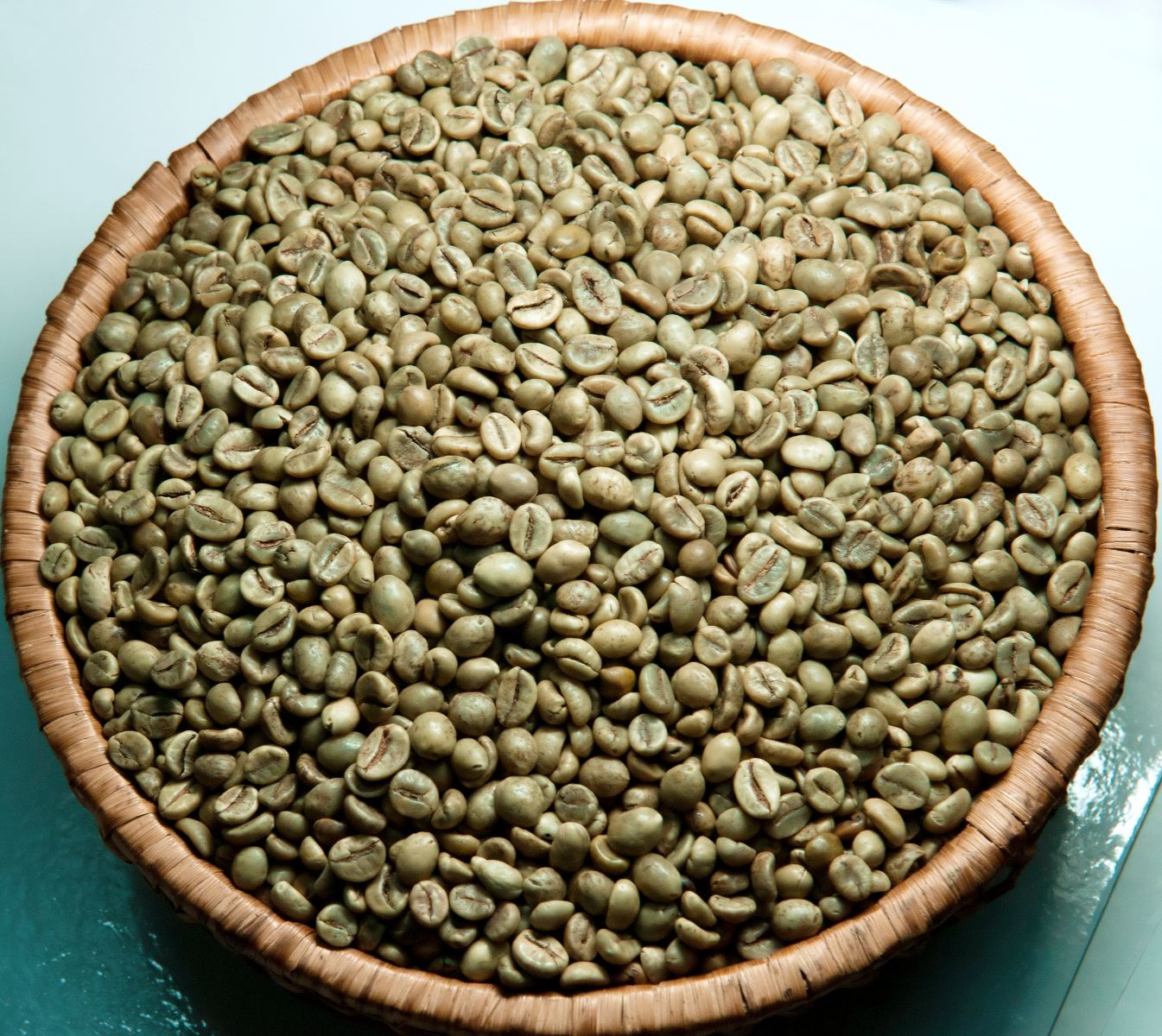 0.5kg cà phê nhân sống Robusta chưa rang xay nguyên chất sạch vỏ Lâm Đồng
