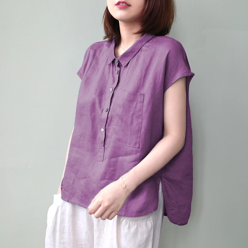 Áo linen thời trang free style