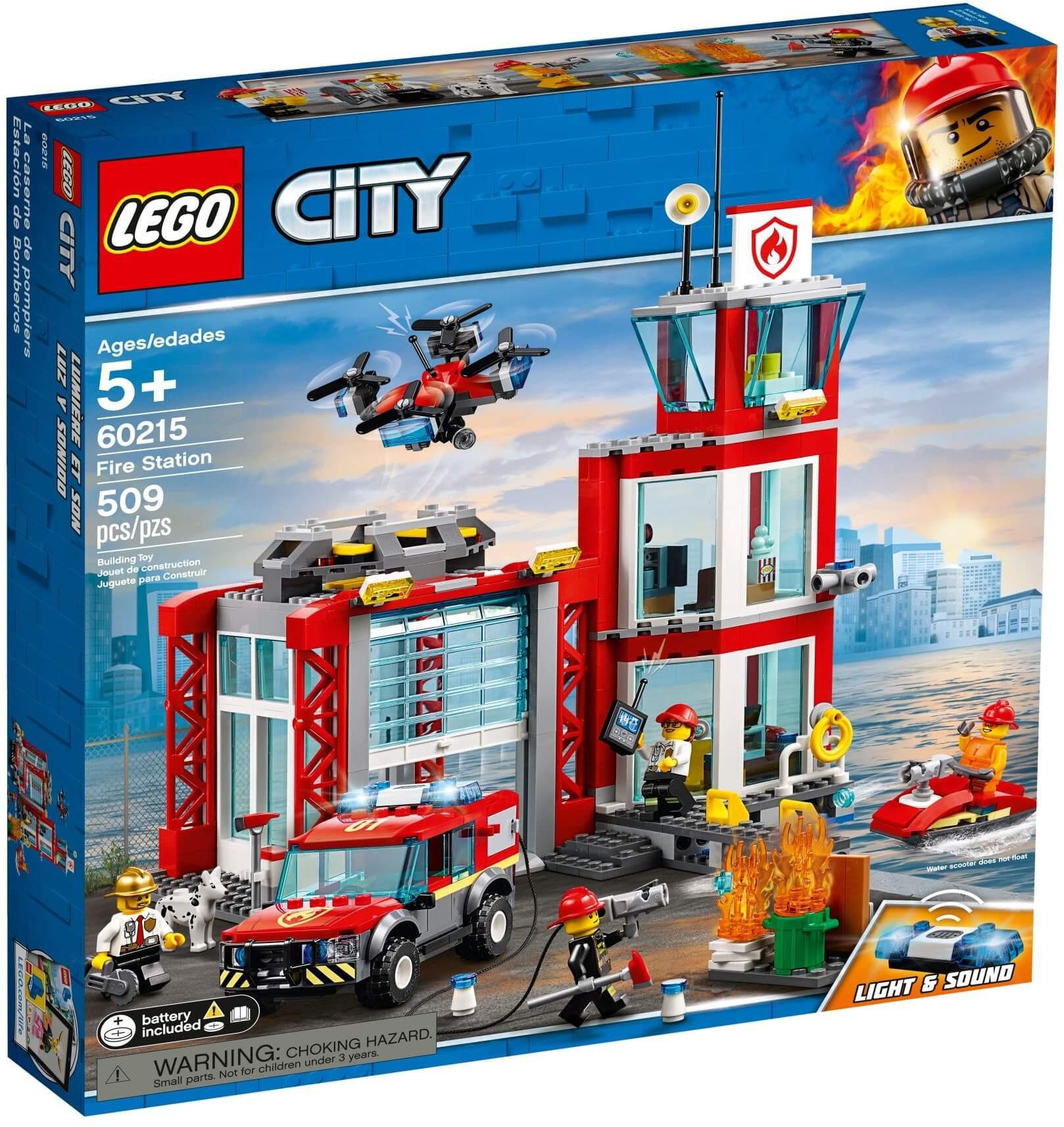 Lego city 60215 - trạm cứu hỏa