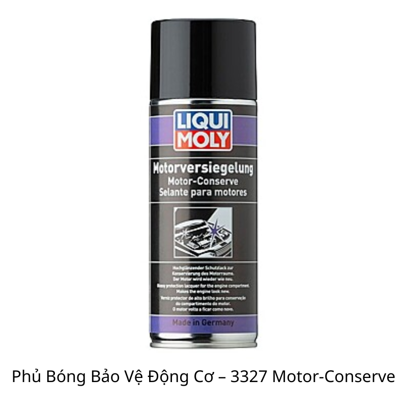 Phủ Bóng Bảo Vệ Động Cơ – 3327 Motor-Conserve LIQUI MOLY 400ml, Sử dụng cho các loại động cơ xe thương mại