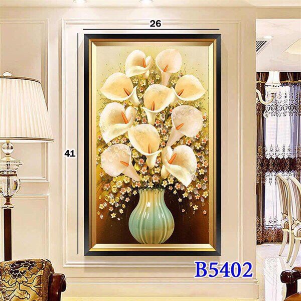 Đèn tranh gắn tường cao cấp 3 màu sắc ánh sáng mang phong cách Châu Âu hiện đại kích thước 26x41