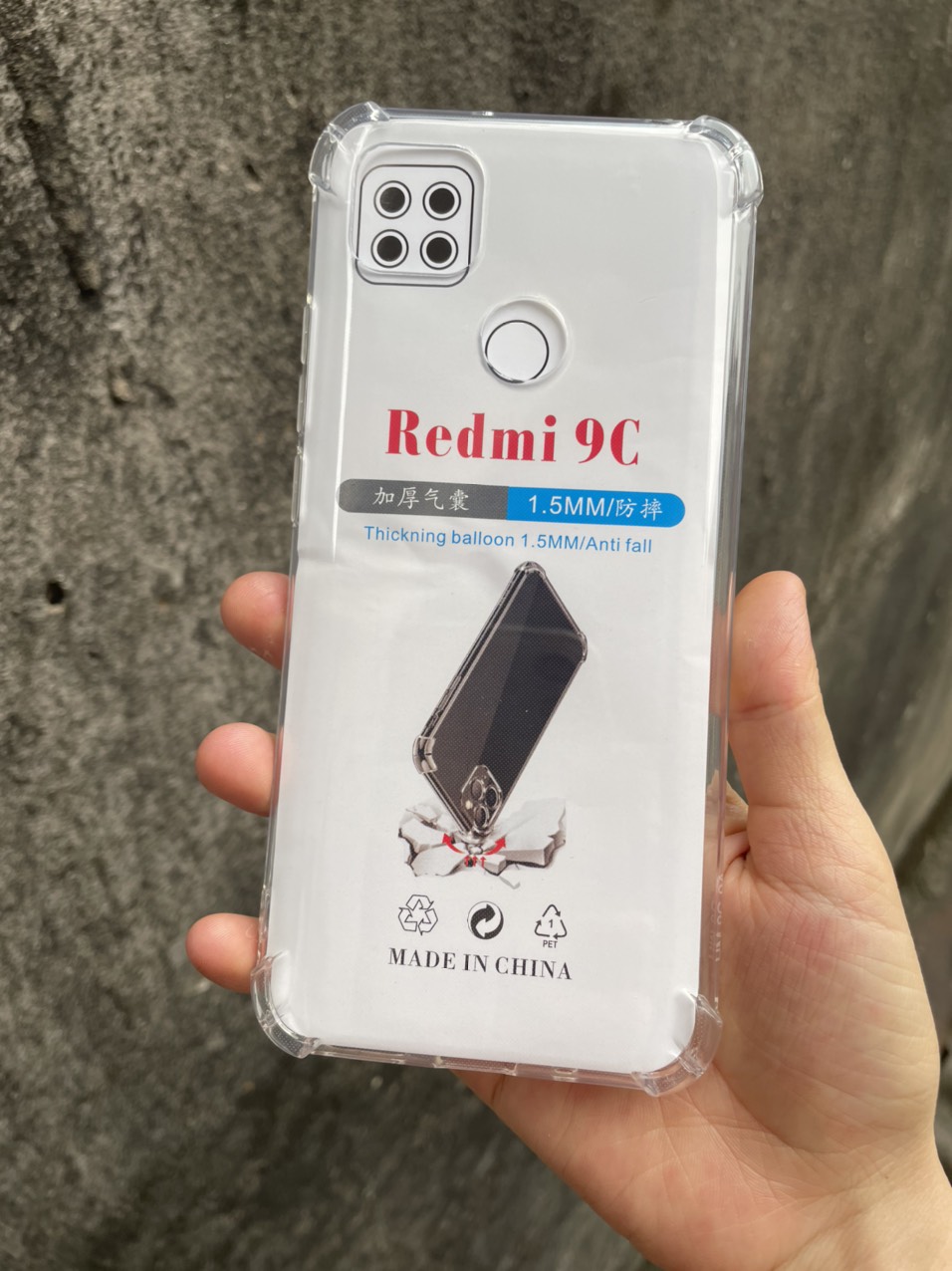 Ốp lưng cho Xiaomi Redmi 9C Silicon trong suốt bảo vệ Camera ,chống sốc 4 góc