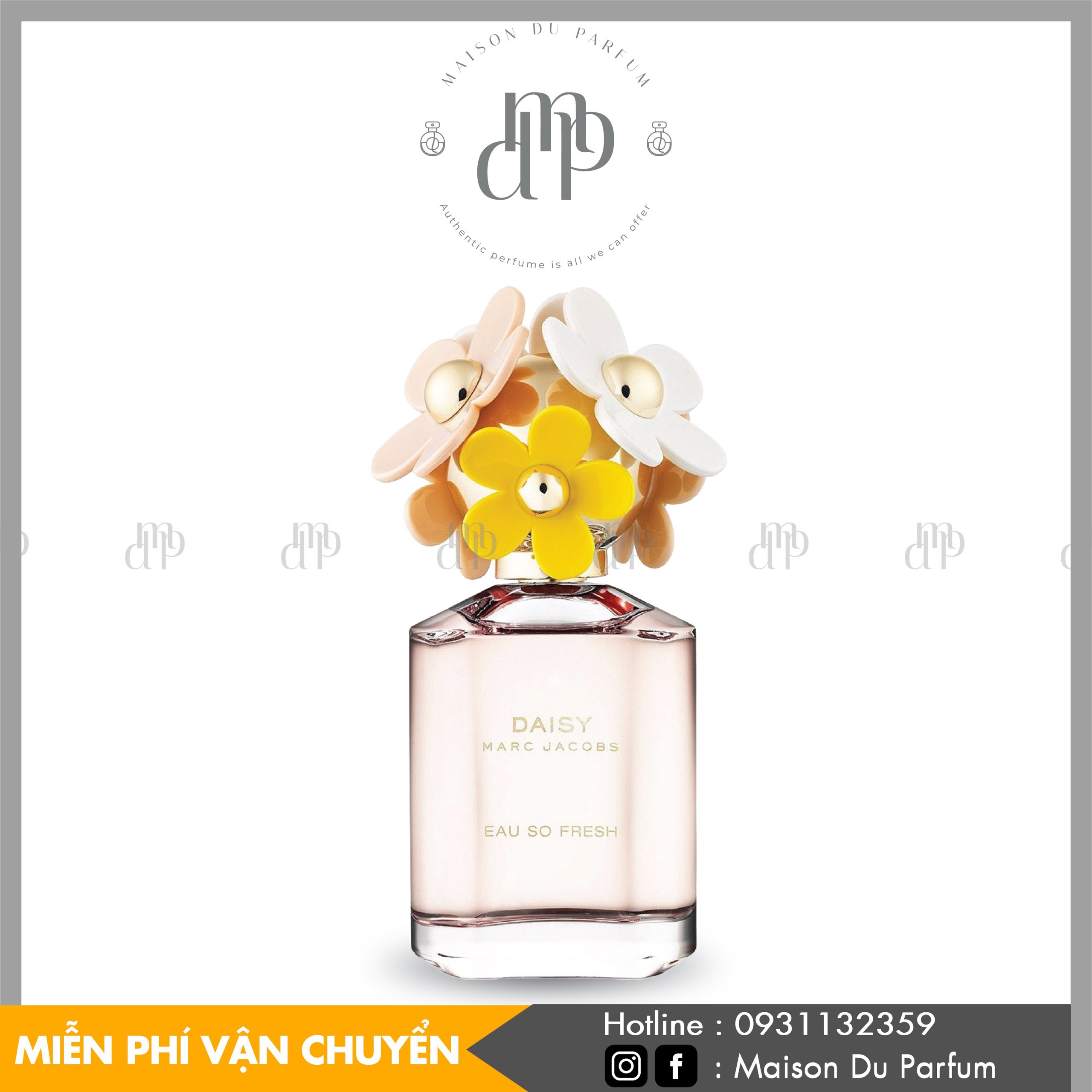 ⚜️Travel Size] Nước hoa Marc Jacobs Daisy Eau So Fresh - Chính hãng - Maison Du Parfum