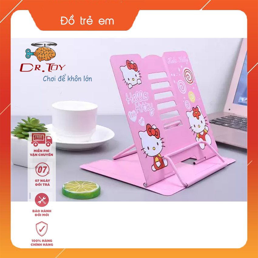 Kẹp sách - giá đỡ sách chống cận thị với 6 nấc điều chỉnh góc, chất liệu thép sơn tĩnh điện