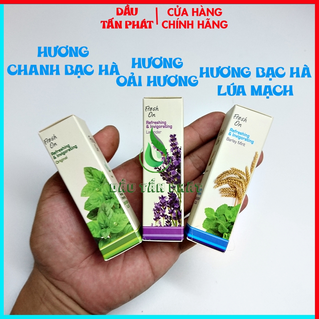 1 Chai Dầu Lăn FRESH ON Singapore 8ml Cam Kết Hàng Thật Hàng Xách Tay Từ Singapore