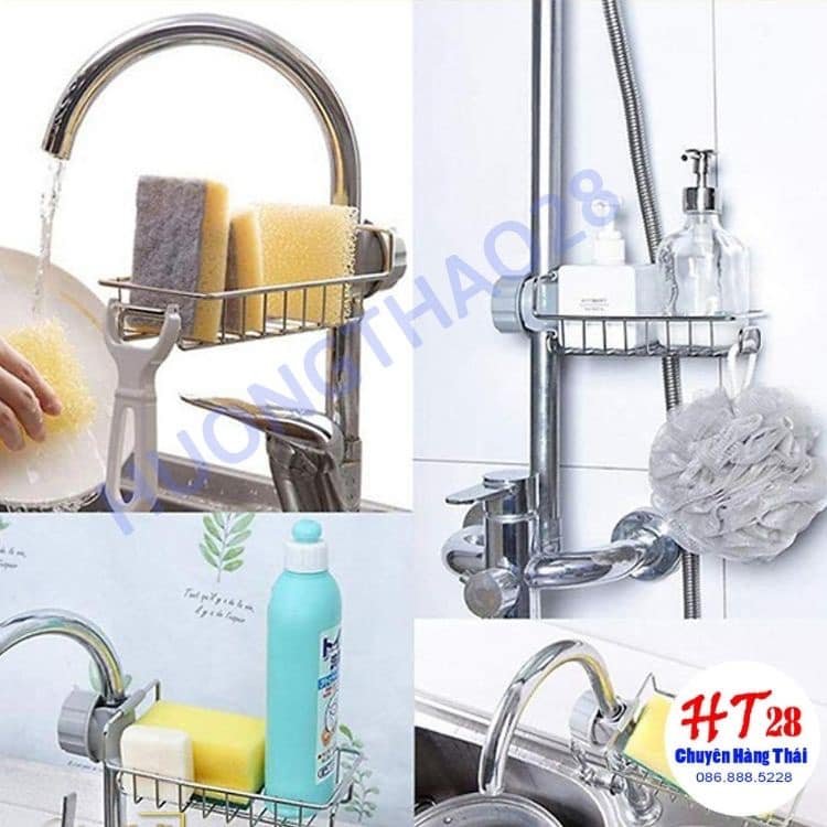 Giá kệ treo bồn rửa bát inox cứng cáp chắc chắn