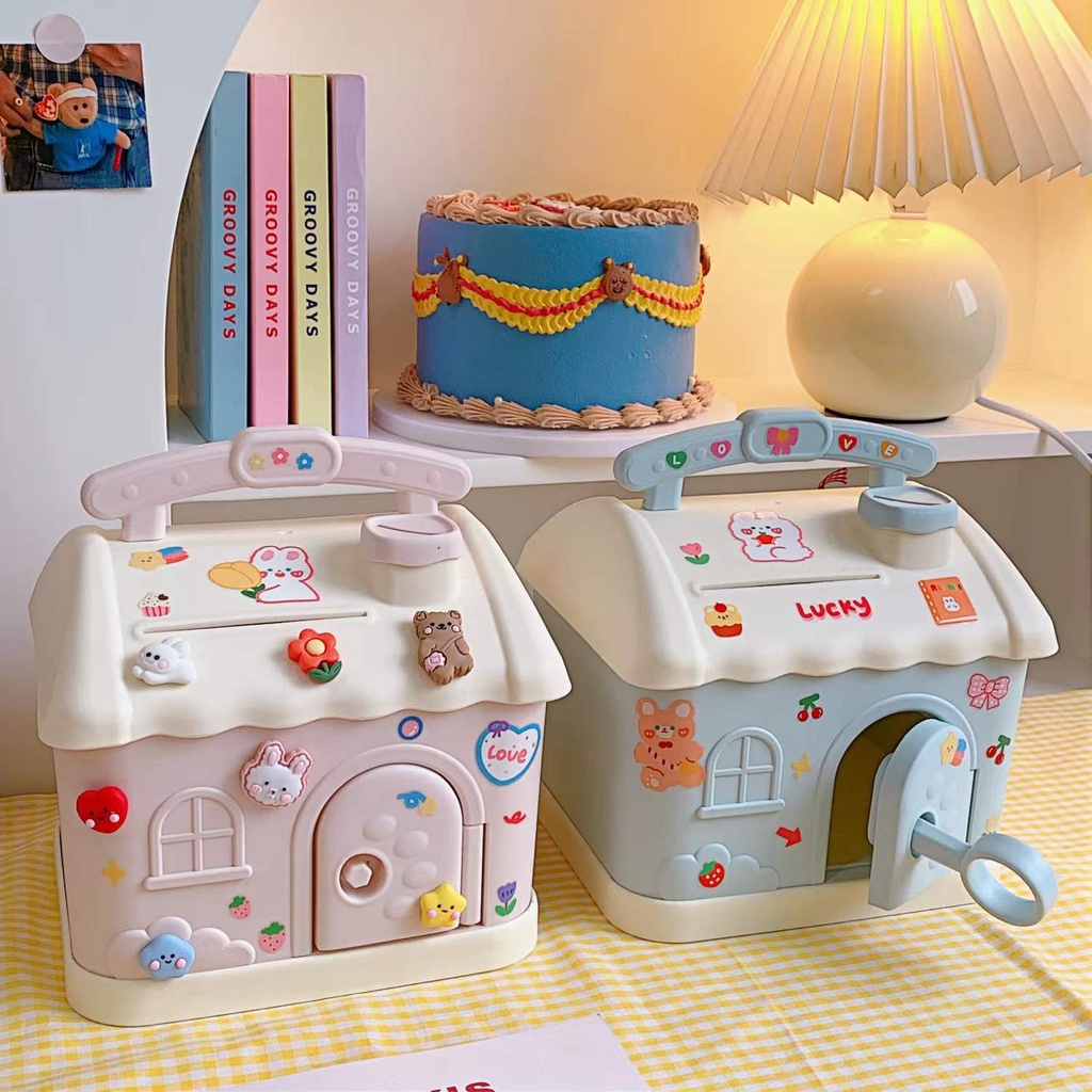 Ống tiết kiệm hình ngôi nhà