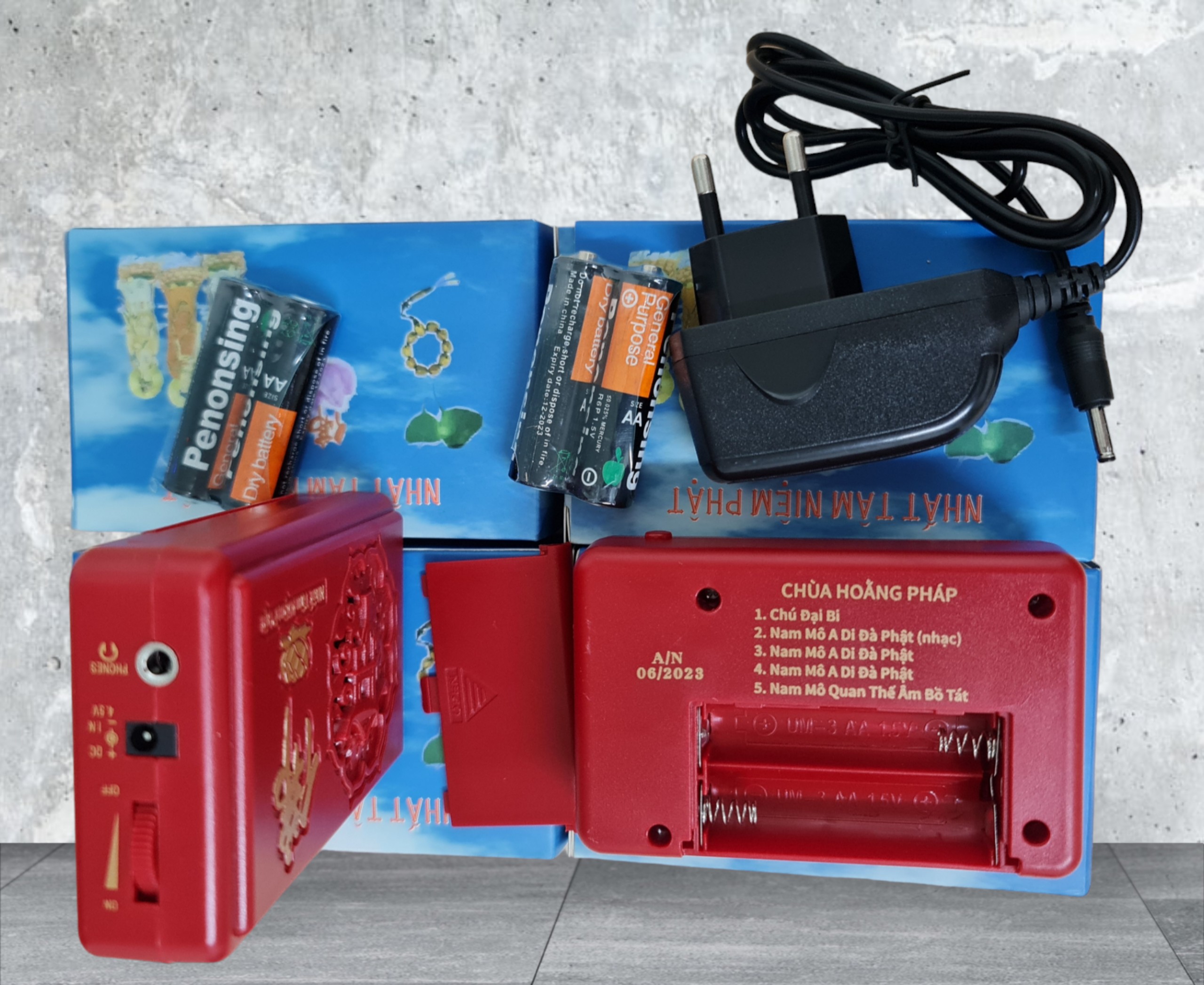 Máy niệm phật để bàn thờ 5 bài