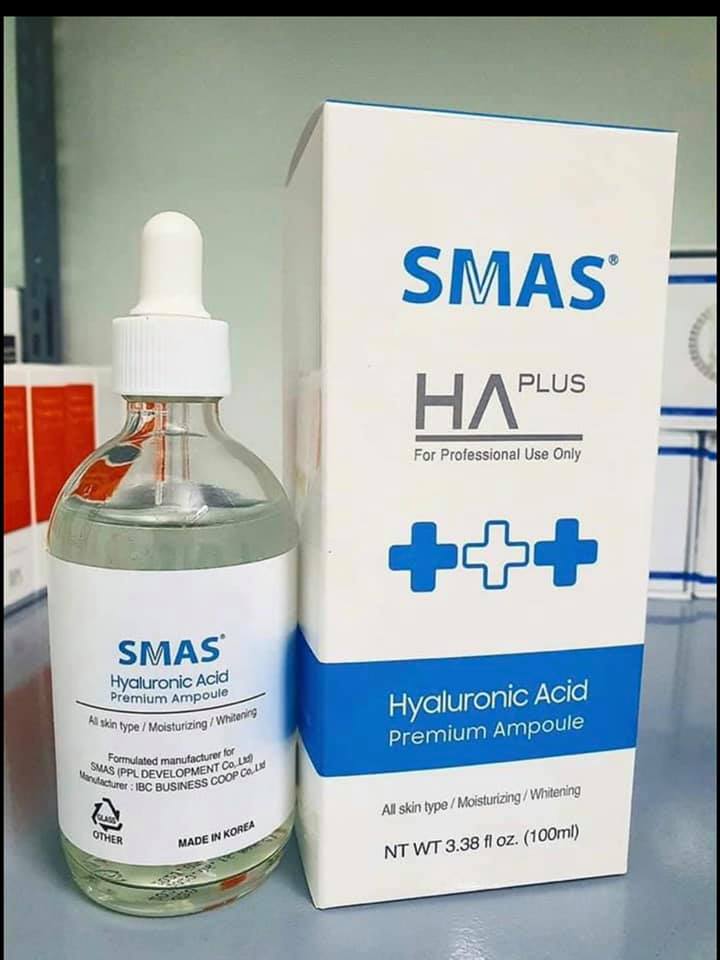 Cách chăm sóc da mặt, tinh chất ha smas 100ml