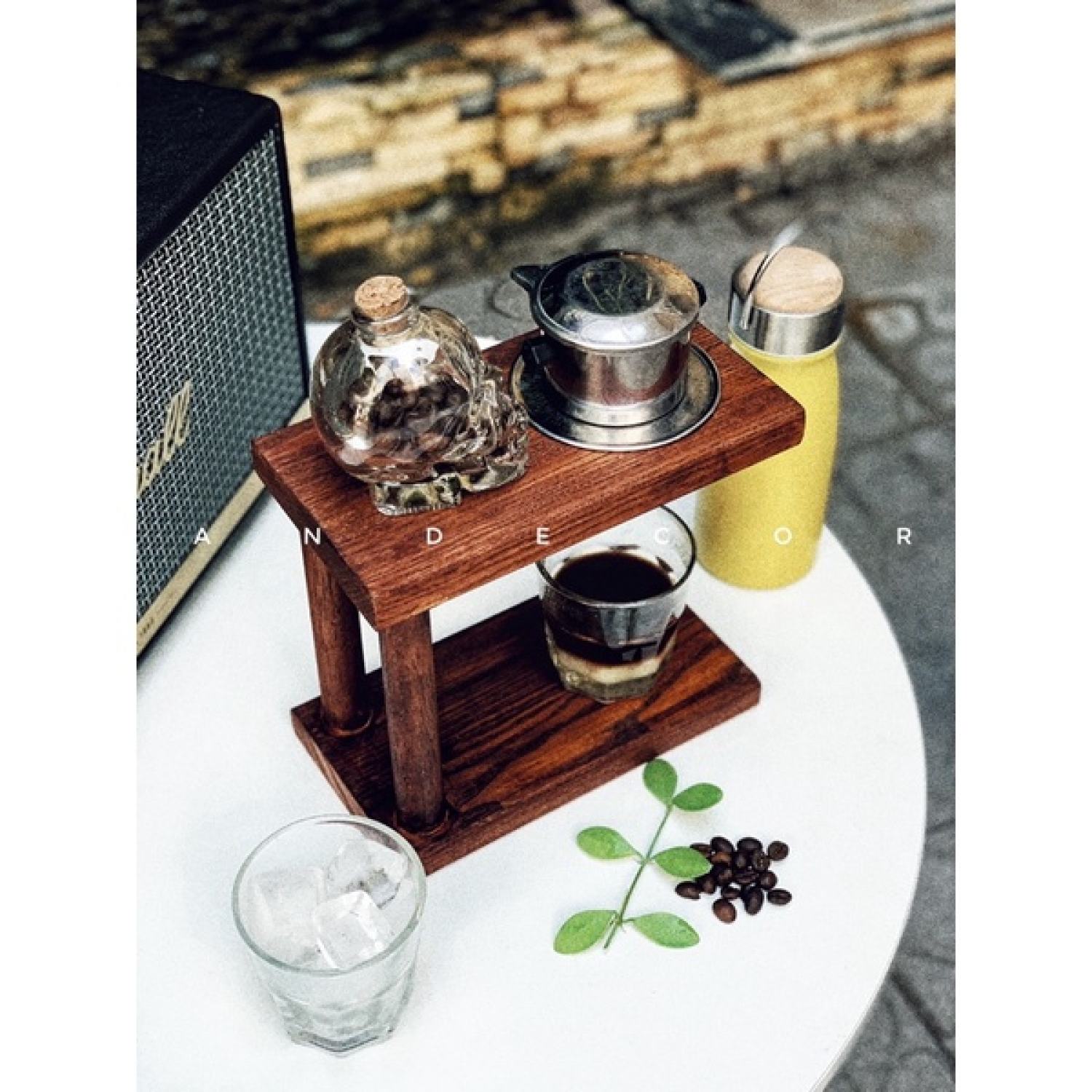 Giá đỡ phin cafe bằng gỗ - Drip Coffee bằng gỗ tự nhiên 100%