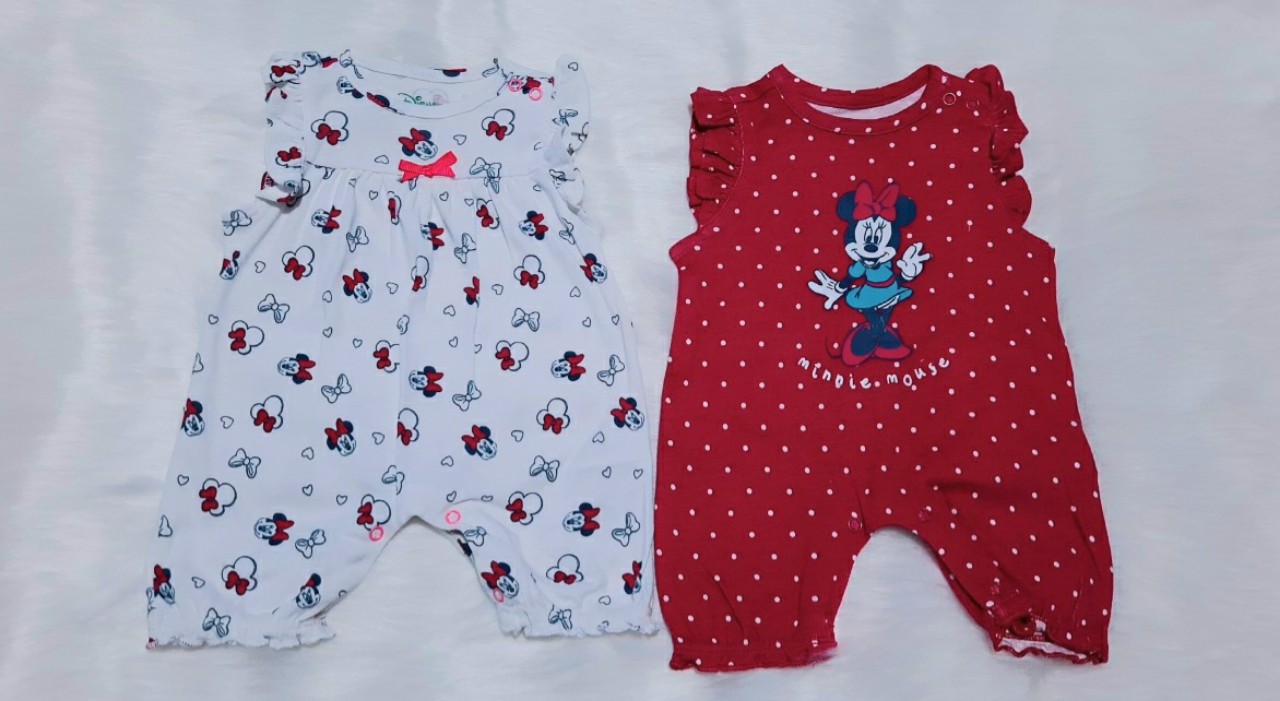 Sét 2 body đùi Mickey cho bé gái