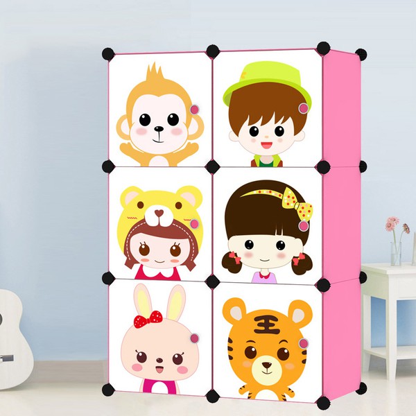 tủ 6 ngăn kèm 5 tấm ghép