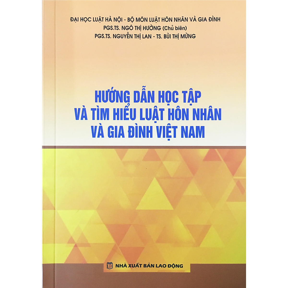Hướng Dẫn Học Tập Và Tìm HIểu Luật Hôn Nhân Và Gia Đình Việt Nam NXB Lao