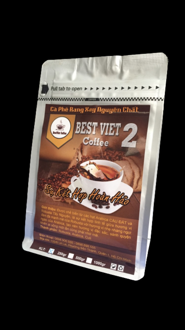 Cà phê rang xay nguyên chất số 2 250gram