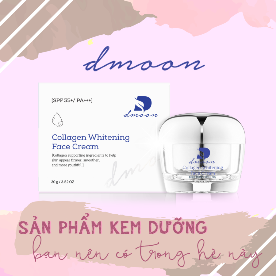 [HCM]Kem Dưỡng Da Mặt Dmoon Collagen Whitening Face Cream