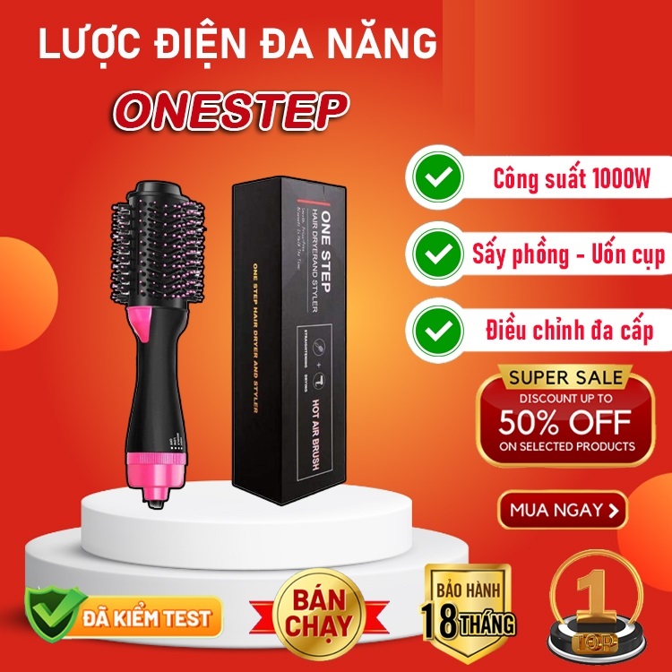 Lược Điện Chải Thẳng Tóc ONE STEP Xiaomi Kiêm Máy Sấy Khí LazMaII Chính Hãng 100% - Lazada Mua Lược 