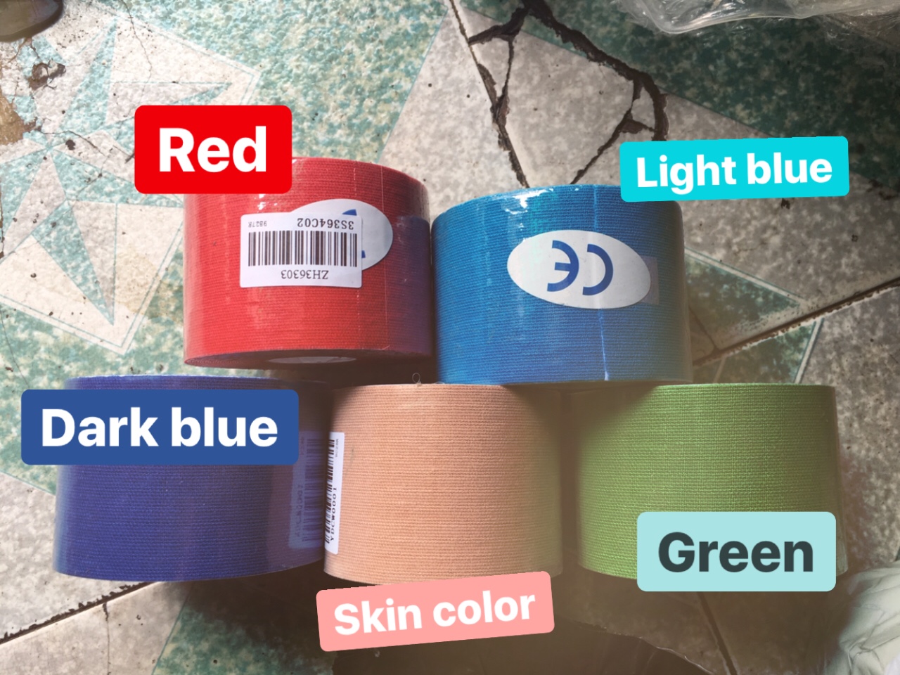 Băng Dán Cơ Thể Thao Chống Thấm Nước Đa Năng Kinesiology Tape Union Taekwondo SHOP