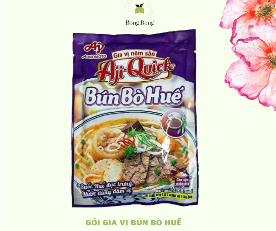 Gói gia vị bún bò huế - bông bông đặc sản huế