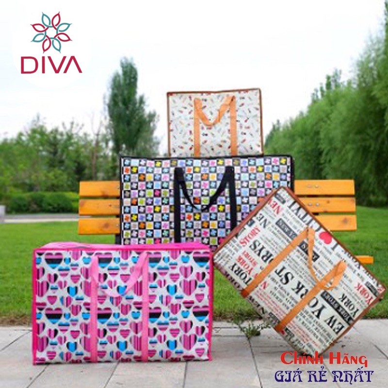 XẢ HÀNG TÚI SIÊU TO 90 PHÂN_Túi bạt dứa đựng đồ chăn chống nước nhiều kích thước 50 .60 .70.80 cm