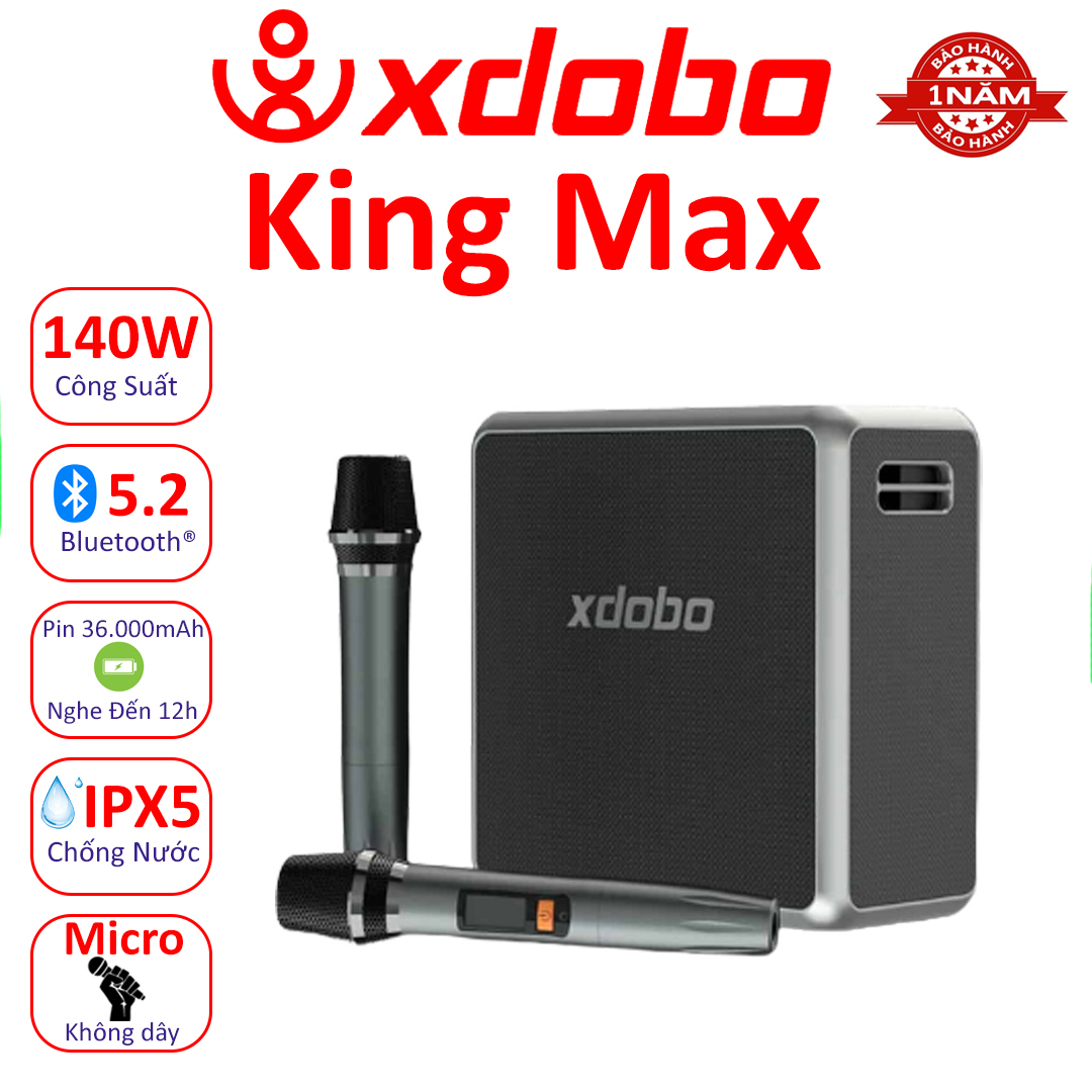 Loa Bluetooth Karaoke Xdobo King Max Phiên Bản Bluetooth 5.2