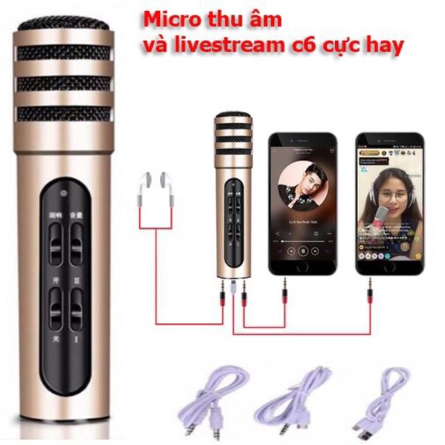 Micro MicroMicro MiniMicro Hát Karaoke Live TreamMicro Livestream C7  Thu Âm Hát Karaoke Livestream
